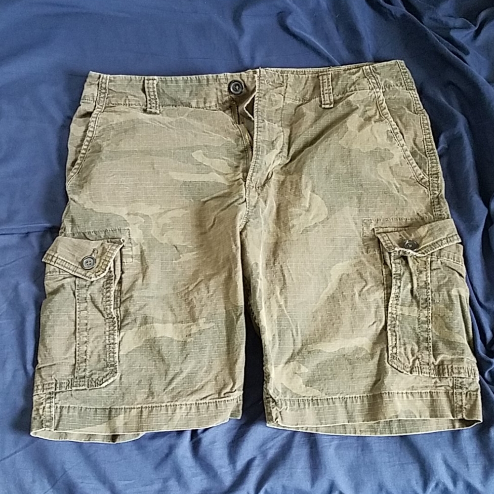 Camoflauge Cargo Shorts